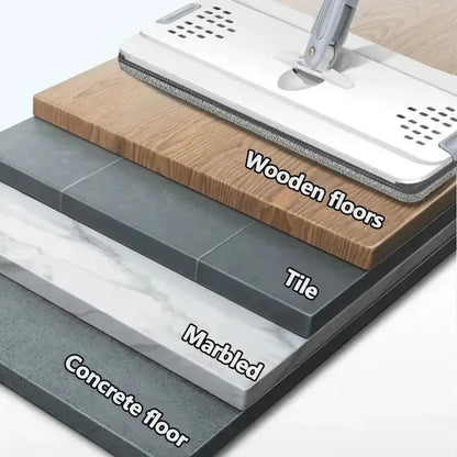 Squeeze Mop With Bucket | Mop Floor | Hardwood & Wood Floor Rotary Scrubbing Mop For Easy Household Cleaning ( Random Color )