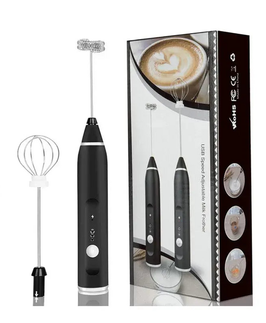 Rechargeable Electric Coffee Mixer Egg Beater Quick Frothing Action